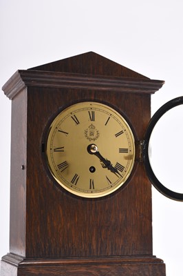 Lot 193 - Royal Air Force Officer's Mess mantle clock by F.W Elliot, dated 1938