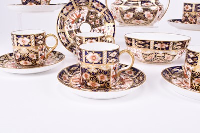 Lot 76 - Royal Crown Derby imari coffee wares, pattern 2451