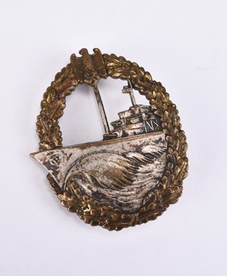 Lot 130 - Germany, Third Reich. Kriegsmarine Destroyer badge
