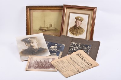 Lot 113 - Group of photographs and a newspaper relating to the KSLI