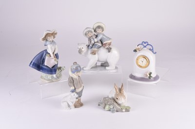 Lot 118 - A group of ten Lladro porcelain figures