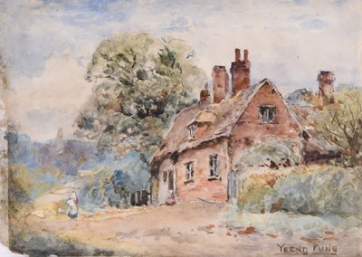 Lot 247 - Henry John Yeend King (1855-1924) Rural Country Cottage