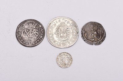 Lot 248 - A small assorted collection of European silver coinage
