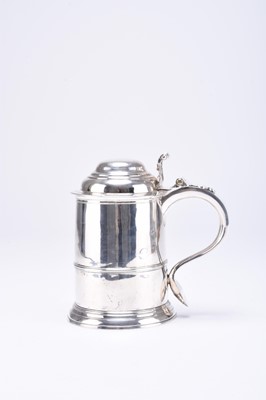 Lot 4 - A George II silver tankard