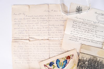 Lot 162 - A poignant WW1 M.M Killed in Action group to Corporal G. Jay, Military Foot Police