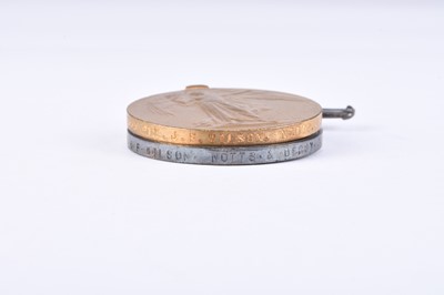 Lot 163 - WW1 KIA medal trio to Pte. J.F Wilson, Notts & Derby Regiment (Sherwood Foresters)