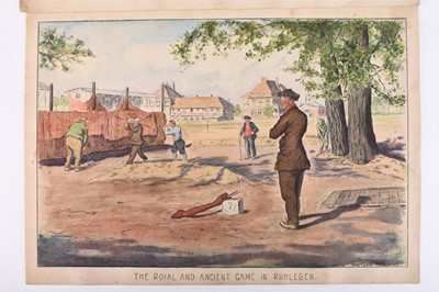Lot 108 - Prisoner of War Art - Percy P. Wood, Ruhleben interment camp in Germany, circa 1915-17