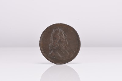 Lot 203 - Charles I memorial medallion by Jan Roettiers