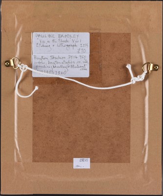 Lot 39 - Pauline Bradley (b.1944) Two Etchings