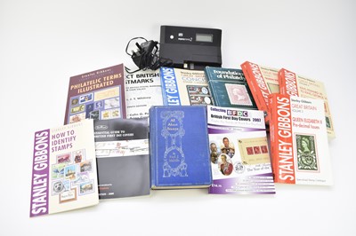 Lot 339 - A collection of books about stamps including Vols 1 to 3 GB Specialised