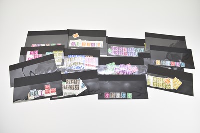 Lot 336 - A box filled with envelopes containing decimal Machin stamps and stamp booklets