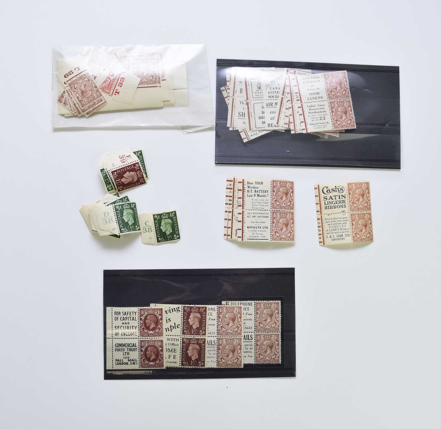 Lot 339 - Great Britain collection of stamps housed in 2 Davo pre-printed albums (along with a spare binder) and spanning 1840 to 1936 mint and used.