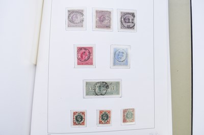 Lot 339 - Great Britain collection of stamps housed in 2 Davo pre-printed albums (along with a spare binder) and spanning 1840 to 1936 mint and used.