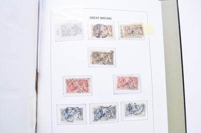 Lot 339 - Great Britain collection of stamps housed in 2 Davo pre-printed albums (along with a spare binder) and spanning 1840 to 1936 mint and used.