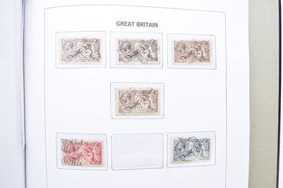 Lot 339 - Great Britain collection of stamps housed in 2 Davo pre-printed albums (along with a spare binder) and spanning 1840 to 1936 mint and used.
