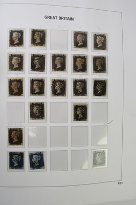 Lot 339 - Great Britain collection of stamps housed in 2 Davo pre-printed albums (along with a spare binder) and spanning 1840 to 1936 mint and used.
