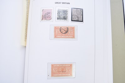 Lot 339 - Great Britain collection of stamps housed in 2 Davo pre-printed albums (along with a spare binder) and spanning 1840 to 1936 mint and used.