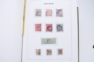 Lot 339 - Great Britain collection of stamps housed in 2 Davo pre-printed albums (along with a spare binder) and spanning 1840 to 1936 mint and used.