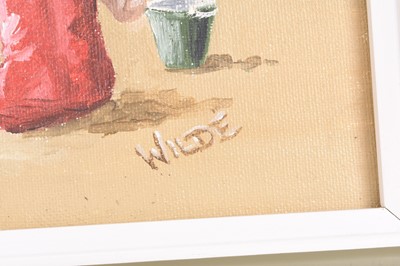 Lot 44 - Fred Wilde (1910-1986) Riding on a Donkey