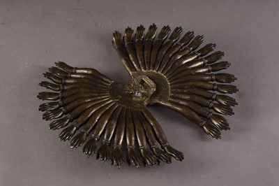 Lot 348 - A bronze set of arms from a 'Thousand arm' bodhisattva, Tibet