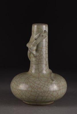 Lot 106 - A Chinese guan type bottle vase