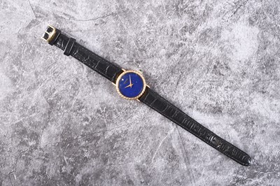 Lot 378 - Longines: A lady's 9ct gold wristwatch