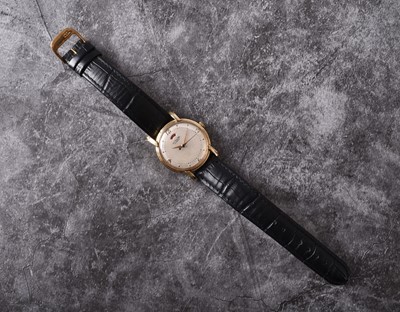Lot 377 - LeCoultre: A gentleman's 10ct gold filled Powermatic wristwatch