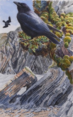 Lot 301 - Michael Warren (Irish b.1938) Ravens