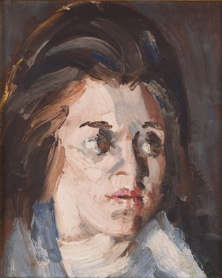 Lot 36 - Harold Riley (1934-2023) Portrait of a Young Woman