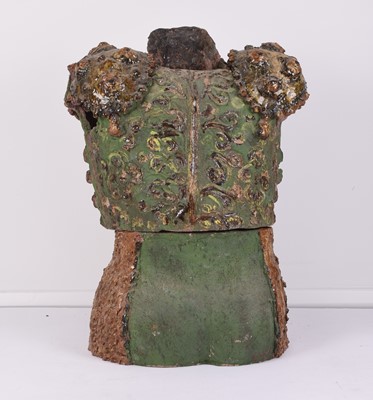 Lot 110 - A Spanish tin glazed toreador torso