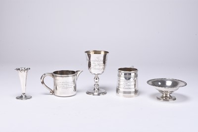 Lot 10 - A small collection of silver