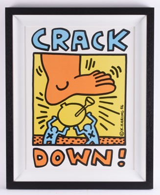 Lot 22 - Keith Haring (American 1958-1990) Crackdown