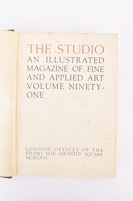 Lot 8 - THE STUDIO: An illustrated magazine of fine and applied art.