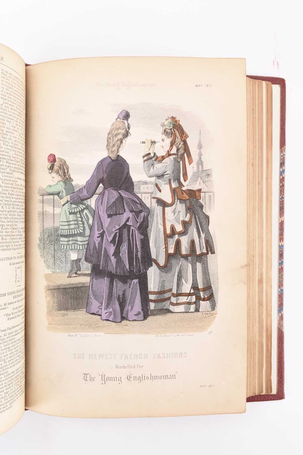 Lot 13 - FASHION PLATES. A collection of approximately 106 19th Century fashion plates, 8vo