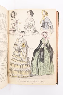 Lot 13 - FASHION PLATES. A collection of approximately 106 19th Century fashion plates, 8vo