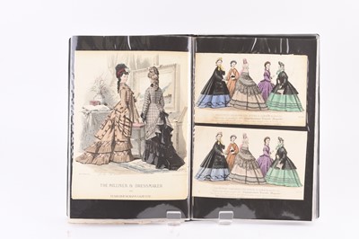 Lot 13 - FASHION PLATES. A collection of approximately 106 19th Century fashion plates, 8vo