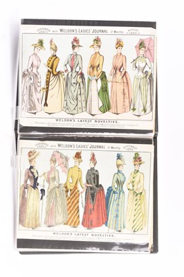 Lot 13 - FASHION PLATES. A collection of approximately 106 19th Century fashion plates, 8vo