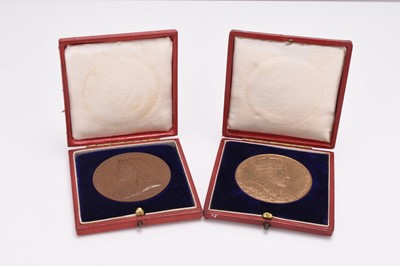 Lot 227 - Queen Victoria Diamond Jubilee bronze medal 1837-1897