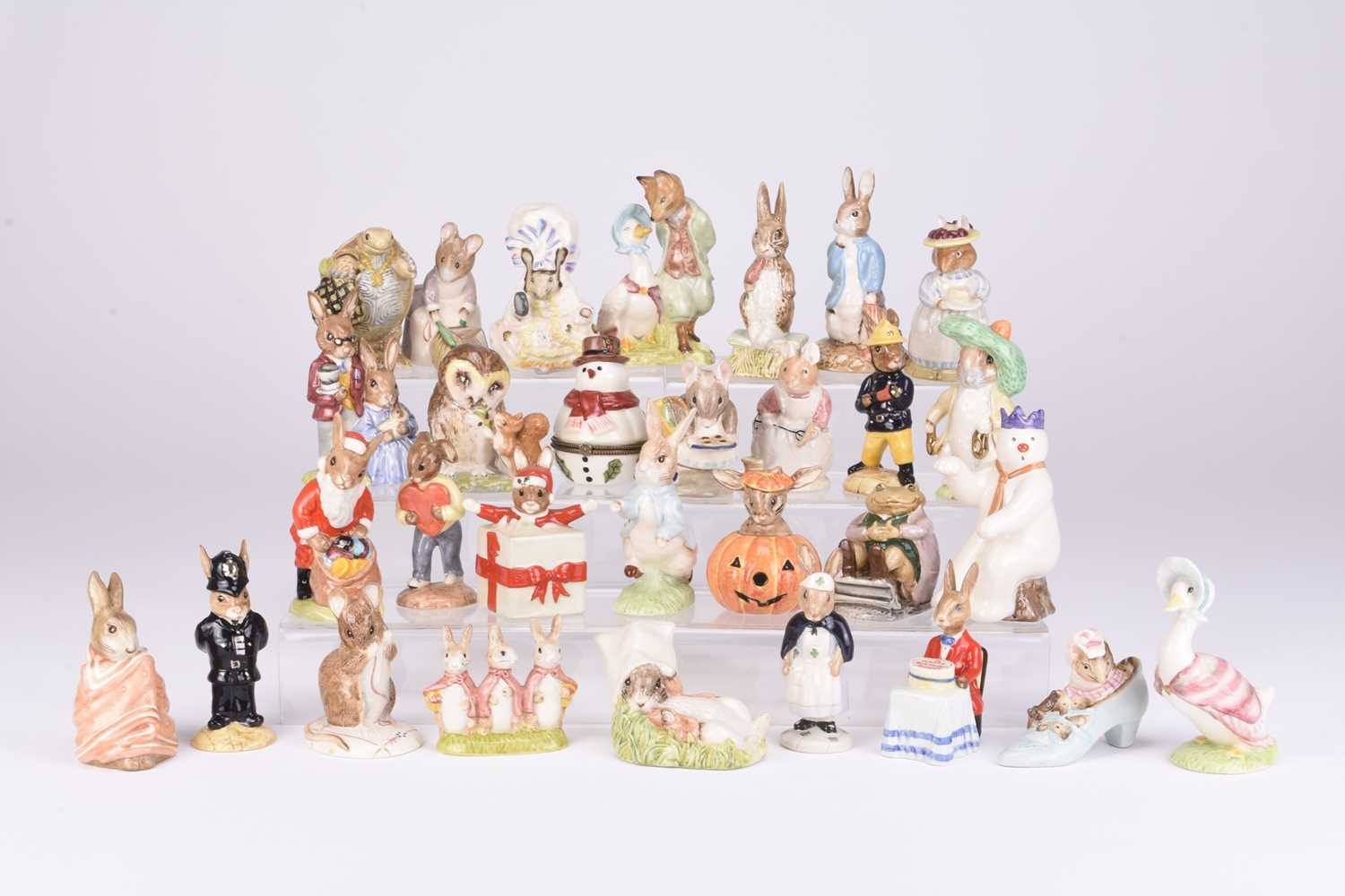 Lot 8 - Royal Doulton Bunnykins and Brambly Hedge with Royal Albert Beatrix Potter figures