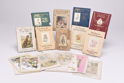 Lot 3 - BEATRIX POTTER - A group of books and related items