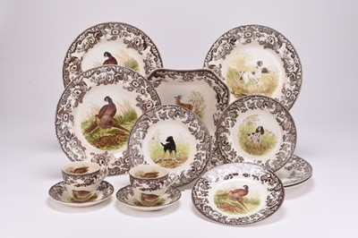 Lot 232 - Spode 'Woodland' part service