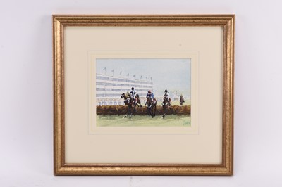 Lot 19 - Rex Swallow (20th Century) Three Racing Paintings
