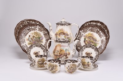 Lot 251 - Royal Worcester Palissy Game Birds coffee and dinner service