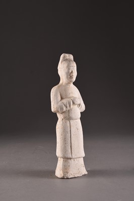 Lot 179 - A Chinese pottery figure of an official, Sui Dynasty