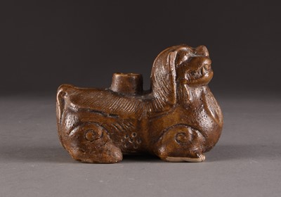 Lot 90 - A Chinese glazed pottery water pot, Song Dynasty