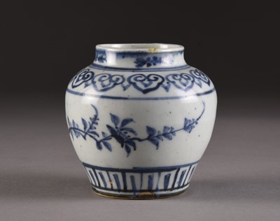 Lot 117 - A Chinese blue and white vase, Ming Dynasty