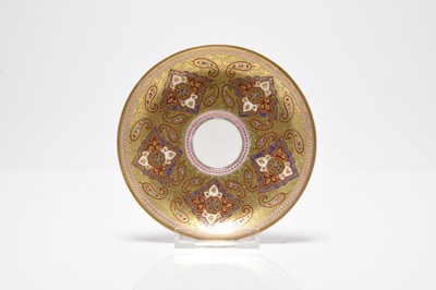 Lot 123 - A Coalport 'Cashmere' / 'Kashmir' group, late 19th/early 20th century