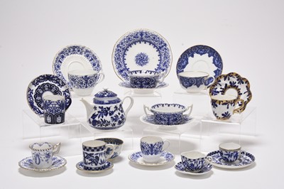 Lot 126 - A group of Coalport tea and coffeewares including cabinet cups