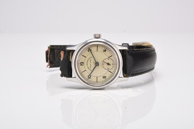 Lot 94 - Favre Leuba: A mid-size stainless steel wristwatch