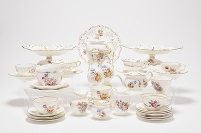 Lot 138 - A group of Coalport florally decorated wares